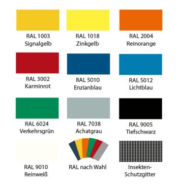 Standard RAL-Farbe für Tore