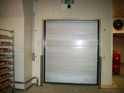 Tiefkühltor in der Ausführung V2A - HaWe Speed