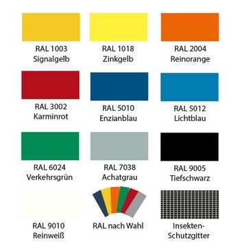 RAL Farben für Tore