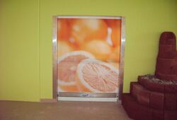 Bedruckter Behang für Schnelllauftor - HaWe Speed